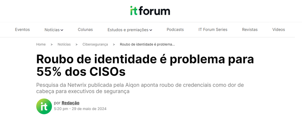 problema para CISOs itforum aiqon