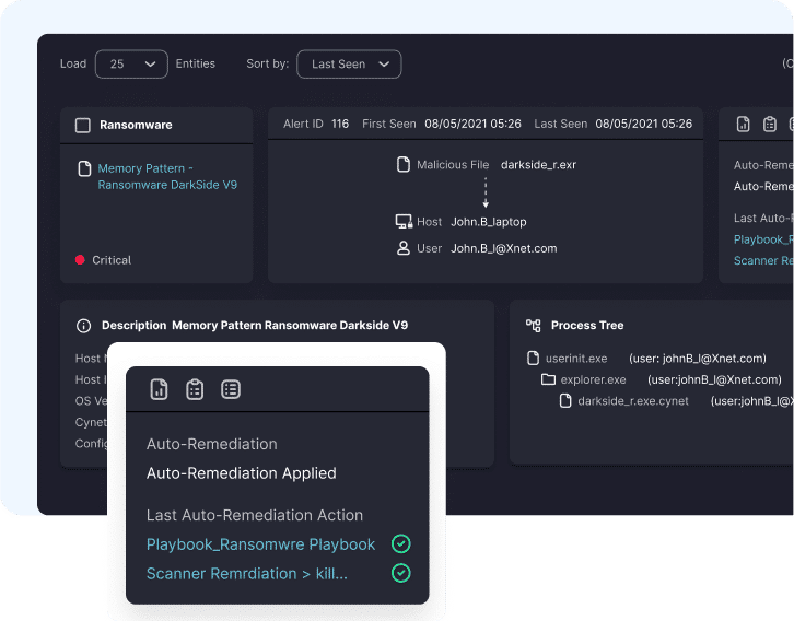 Cynet Proteção de Endpoint