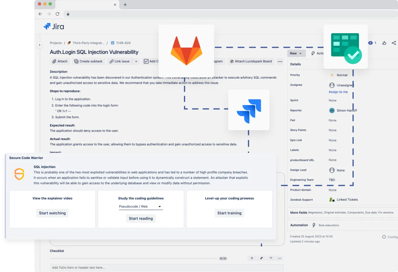 Visibilidade Secure Code Warrior